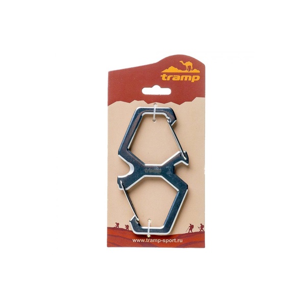 Карабин двойной со стропорезом Tramp TRA-223