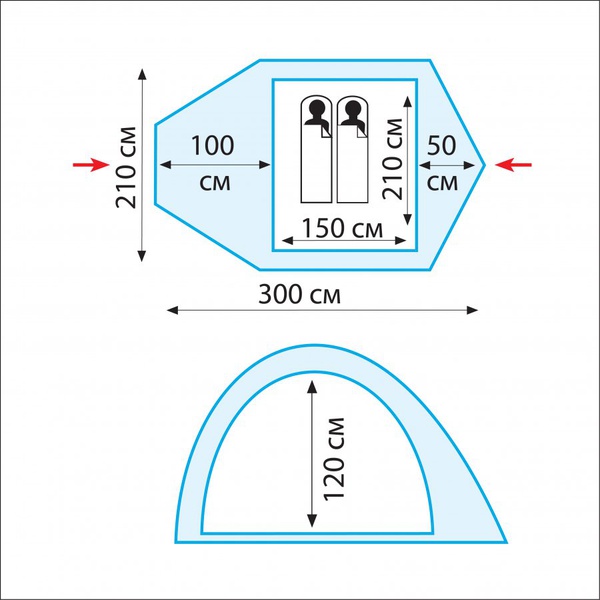 Палатка Tramp Lair 2 V2