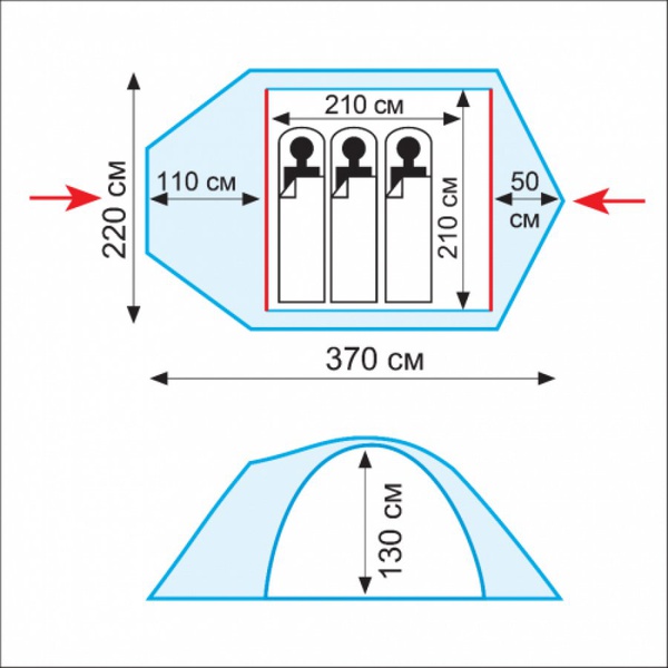 Палатка Tramp Lair 3 V2