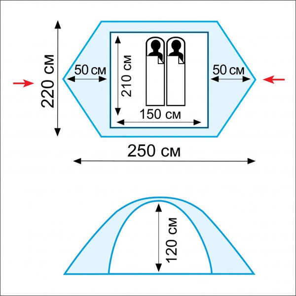 Палатка Tramp Scout 2 V2