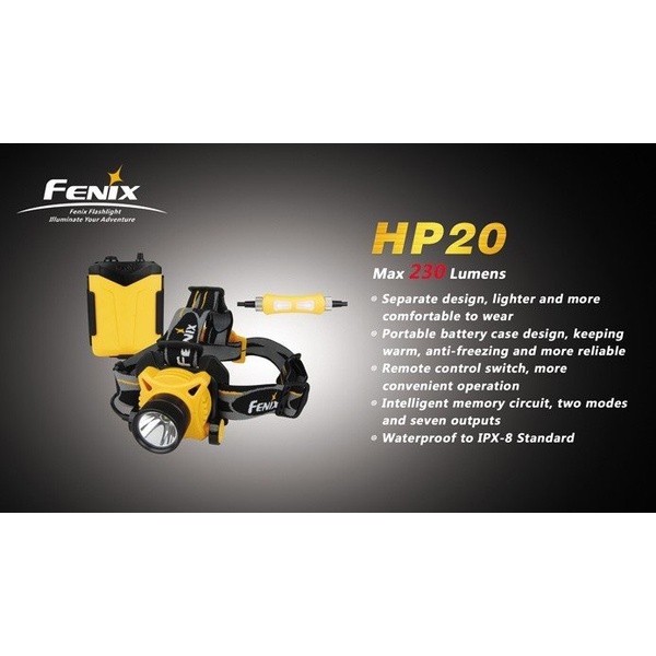 Фонарь налобный Fenix HP20 Cree XP-G R5