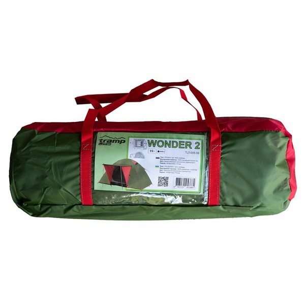 Палатка Tramp Lite Wonder 2 зеленый