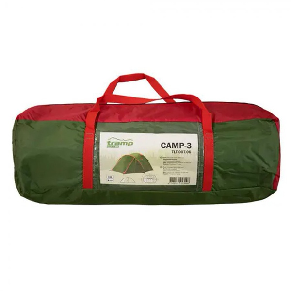 Палатка Tramp Lite Camp 3 зеленый