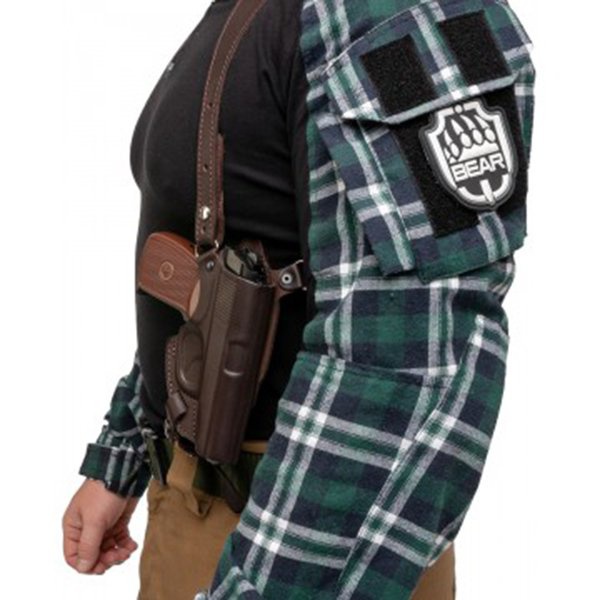 Кобура Helios оперативная к ПМ вертикальная на резинке (HS-ОК-01)