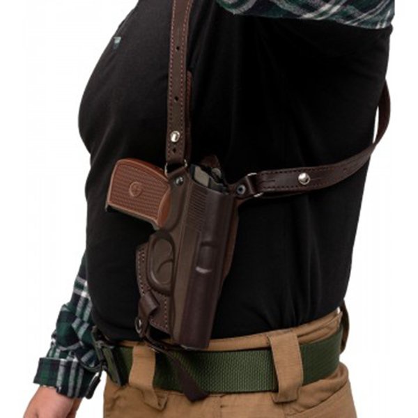 Кобура Helios оперативная к ПМ вертикальная на резинке (HS-ОК-01)