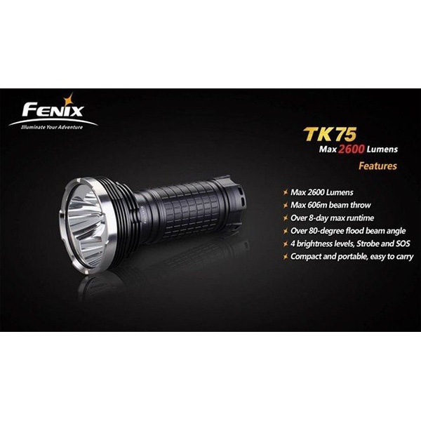 Фонарь Fenix TK75 3xCree XM-L (U2) LED