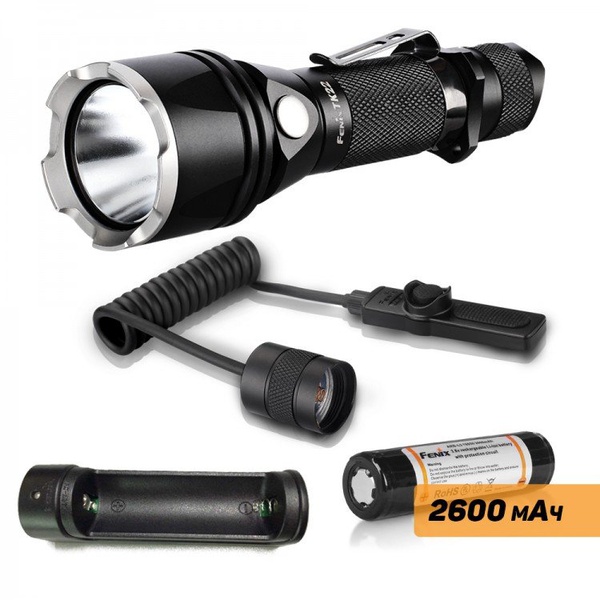 Набор :тактический фонарь Fenix TK22 XM-L2 new + ARB-L2-2600 + ARE-X1 + AER-02