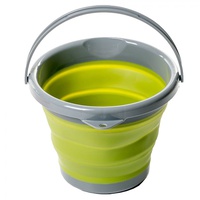 Ведро складное Tramp 5 л (силикон) оливковый