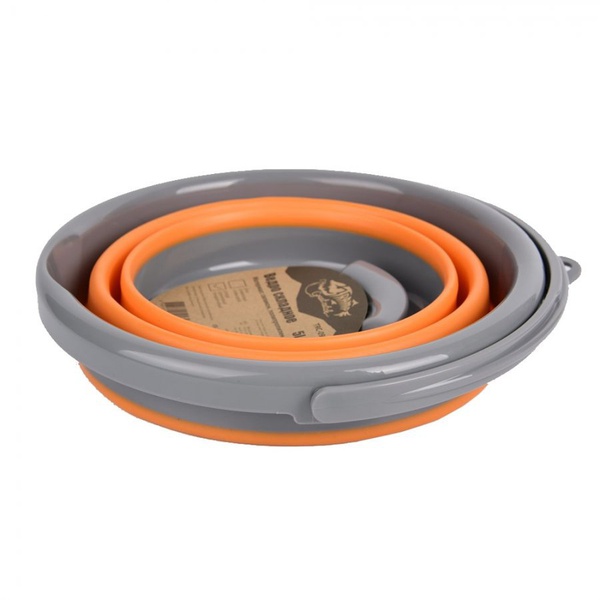 Ведро складное Tramp 5 л (силикон) оранжевый