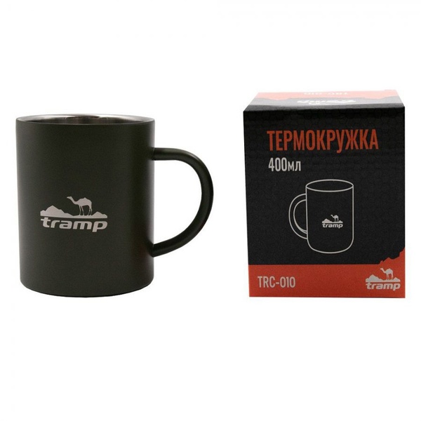 Термокружка Tramp TRC-010.12 (0.4 л) оливковый