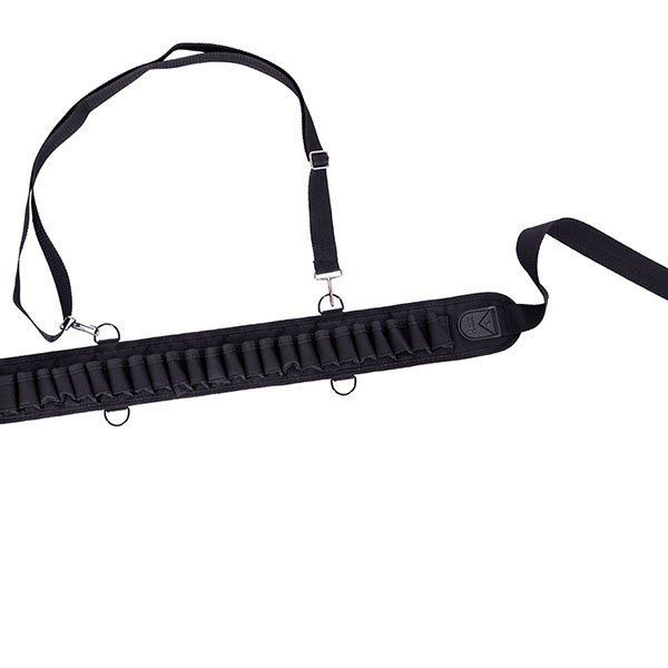 Патронташ ХСН К-12 24 патрона открытый (256) чёрный