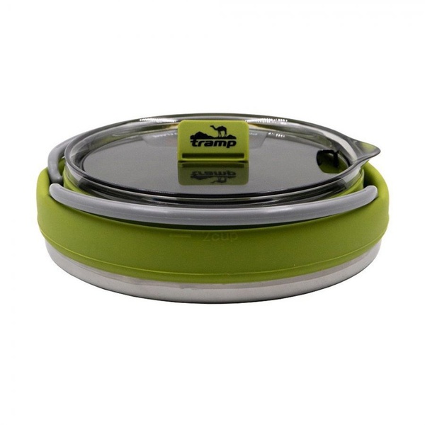 Чайник складной Tramp TRC-125 (1л, силикон) оливковый