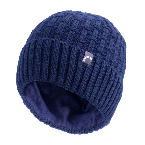 Шапка Следопыт Irbis с флисовым подкладом (акрил/шерсть) синий меланж