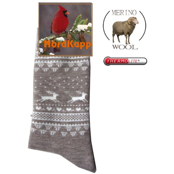 Термоноски NordKapp 517 бежевый