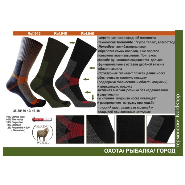 Термоноски NordKapp 946