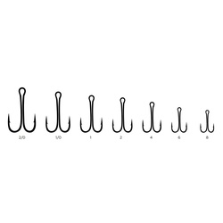 Крючок-двойник KOI Short Double Hook (BN, 10 шт) №2/0