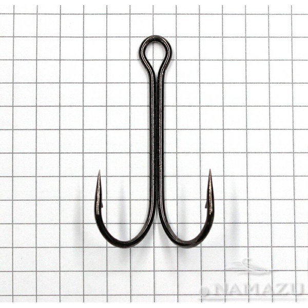 Крючок-двойник Namazu Double Hook Long (BN, 50 шт) №3/0