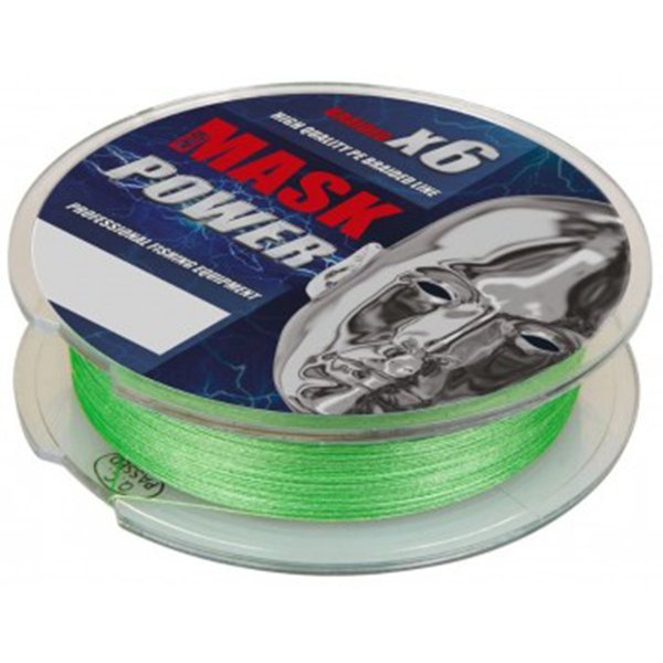 Леска плетеная Akkoi Mask Power X6 green, 150м/0.14мм