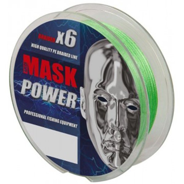 Леска плетеная Akkoi Mask Power X6 green, 150м/0.14мм