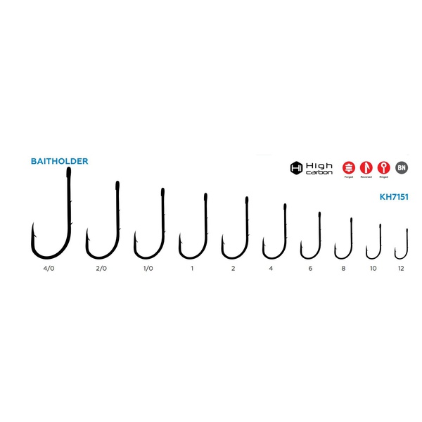 Крючок KOI Baitholder (BN, 10 шт) №2