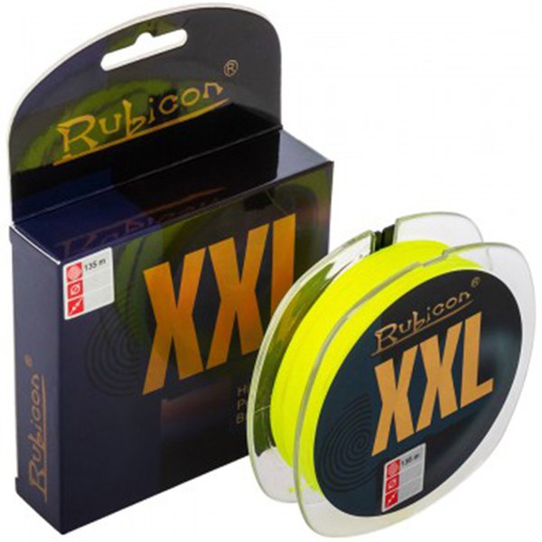Леска плетеная Rubicon XXL yellow, 135м/0.12мм