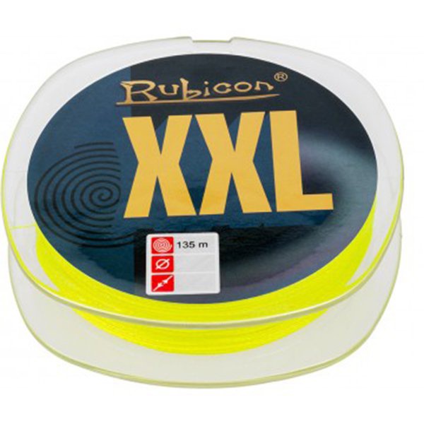 Леска плетеная Rubicon XXL yellow, 135м/0.12мм