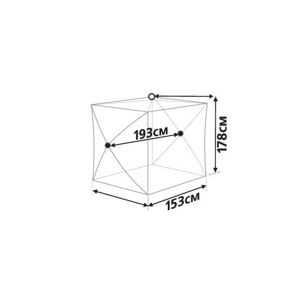 Палатка для зимней рыбалки Canadian Camper Alaska 2 Pro