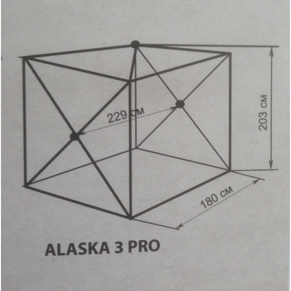 Палатка для зимней рыбалки Canadian Camper Alaska 3 Pro