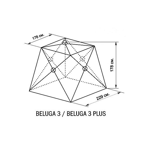 Палатка для зимней рыбалки Canadian Camper Beluga 3