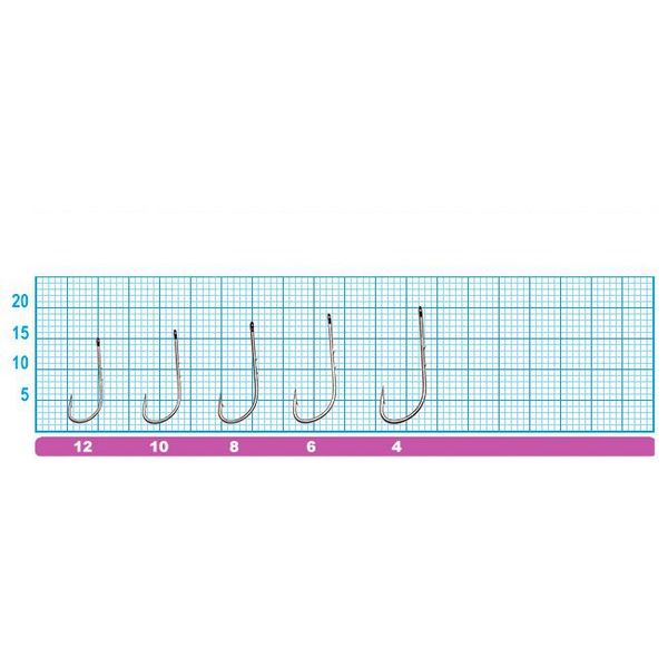 Крючок одинарный Owner Worm BH-Sproat BC №6/9 шт