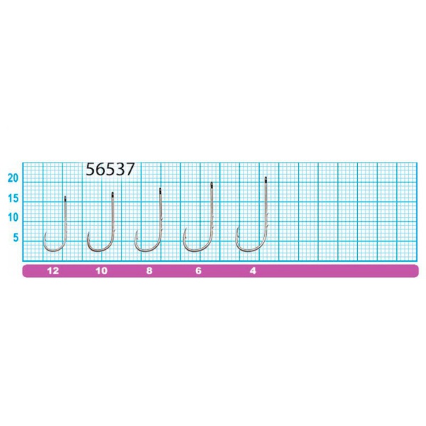 Крючок одинарный Owner Worm BH-Round BC №8/9 шт