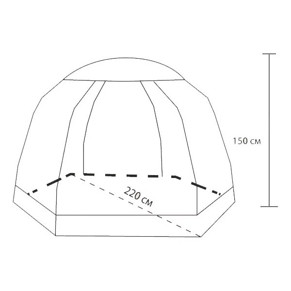 Палатка для зимней рыбалки Canadian Camper Nord Fox 3