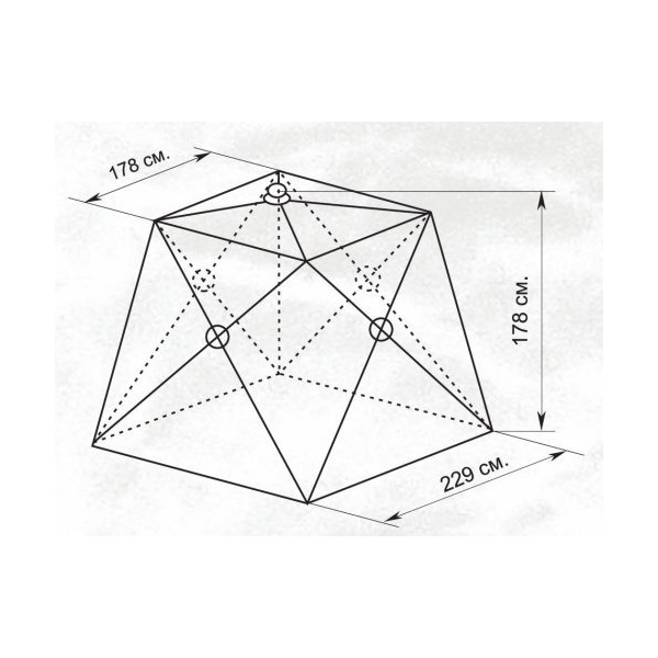 Палатка для зимней рыбалки Canadian Camper Beluga 3 Plus (утепленная)