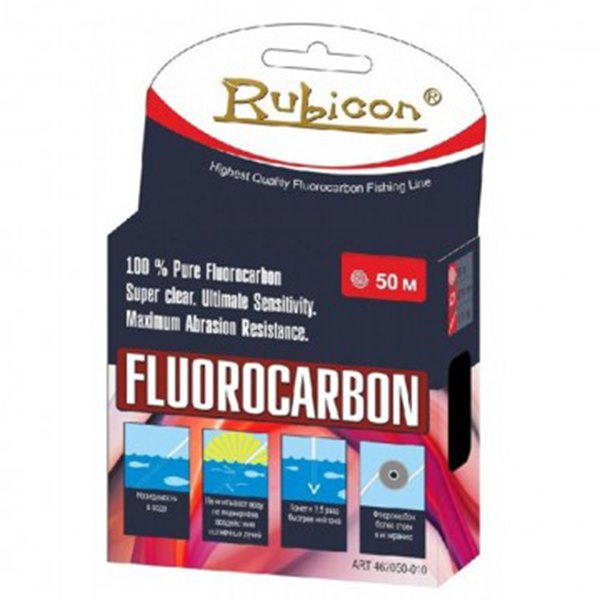 Леска Rubicon Fluorocarbon 50м/0.10мм