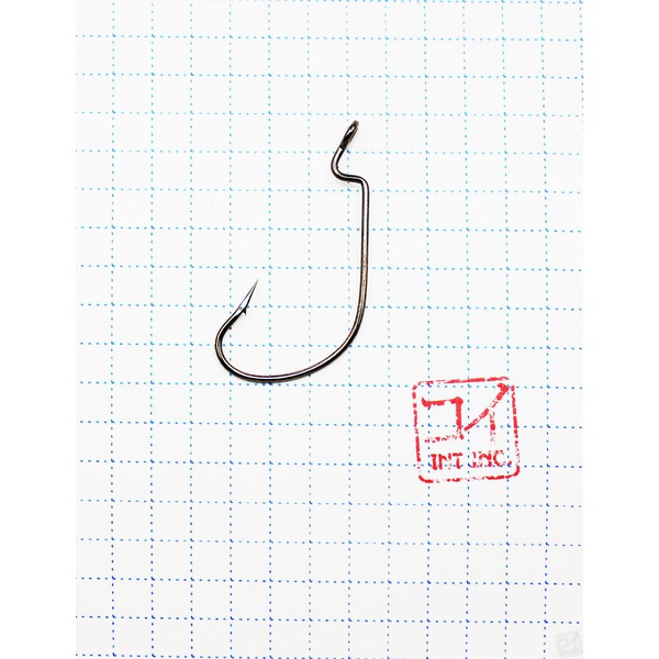 Крючок офсетный KOI Offset Worm (NB, 10 шт) №1/0