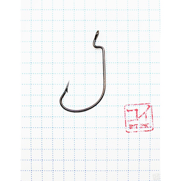 Крючок офсетный KOI Offset Worm (NB, 10 шт) №2/0