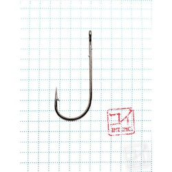 Крючок офсетный KOI Round Bend Worm (NB, 10 шт) №3/0