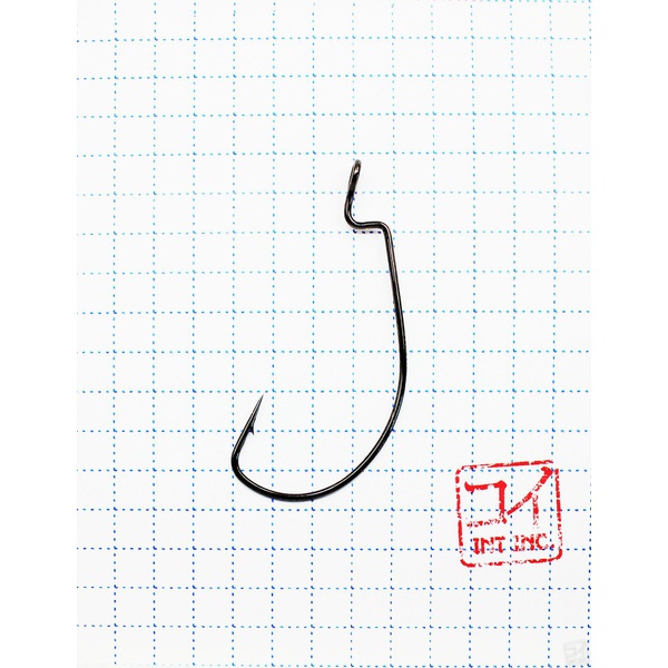 Крючок офсетный KOI Wide Range Worm (NB, 10 шт) №1/0