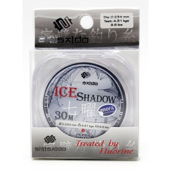 Леска ShiiSaido Ice Shadow (прозрачная, 30 м) d-0,074 мм