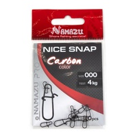 Карабин Namazu Pro Nice Snap (цв. Carbon) р.000 (10 шт)