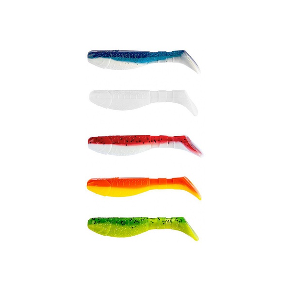 Набор приманок Helios Chubby 3,55"/9 см MIX