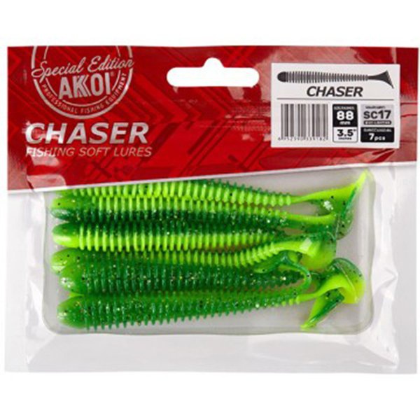 Приманка Akkoi Chaser 88 мм силиконовая (10 шт) SC17