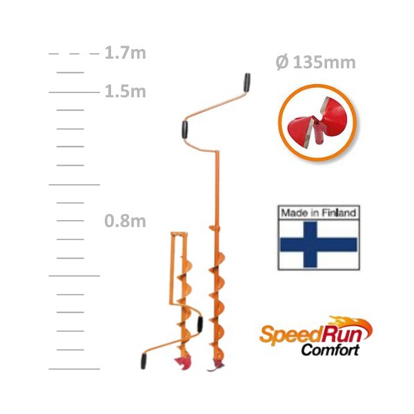 Ледобур Heinola SpeedRun COMFORT 135 мм