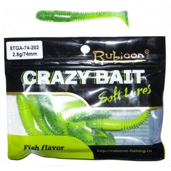 Приманка Rubicon Crazy Bait TGA 74 мм силиконовая (8 шт) 202