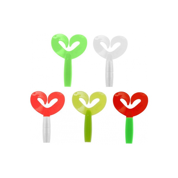 Набор приманок Helios Credo Double Tail 1,96"/5 см MIX