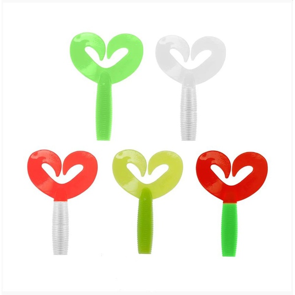 Набор приманок Helios Credo Double Tail 3,54"/9 см MIX