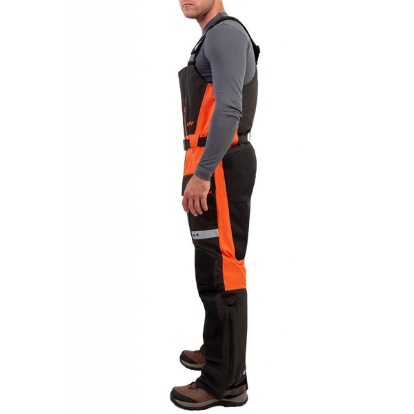 Костюм зимний Graff 215-О-В-11 (поплавок) чёрно-оранжевый