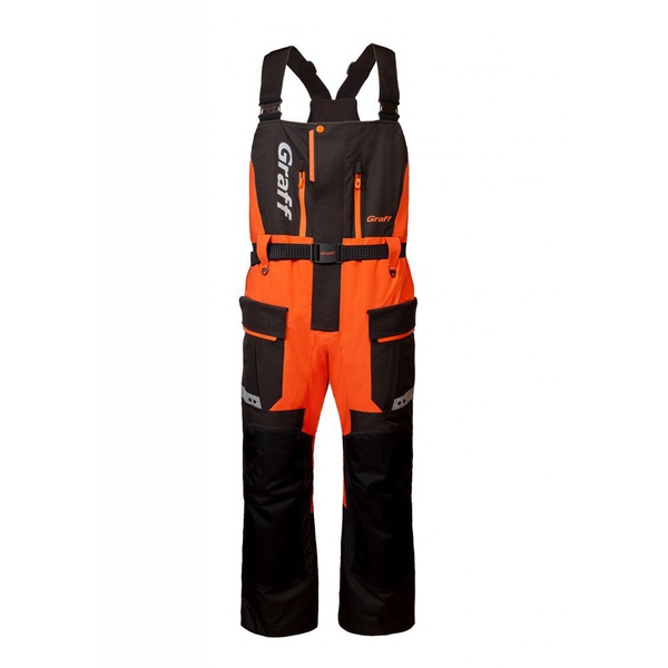 Костюм зимний Graff 215-О-В-11 (поплавок) чёрно-оранжевый