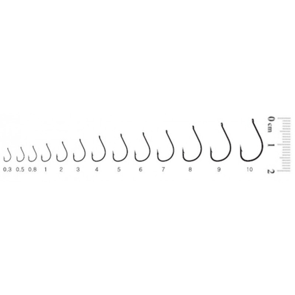 Крючок Rubicon Keiryu-Ring KH10078 (10 шт) №0.8