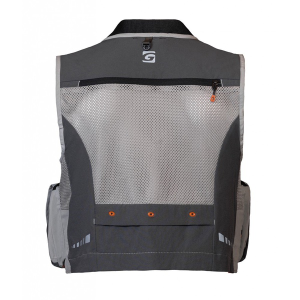 Жилет рыболовный Graff 329 серый с сеткой